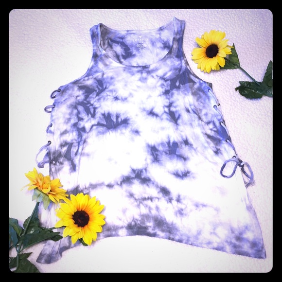 American Eagle Outfitters Tops - AE Soft & Sexy Ribbed Tie Dye tank